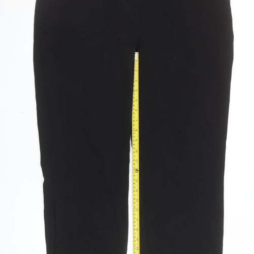Dunnes Women's Black Straight Leg Trousers Size 14