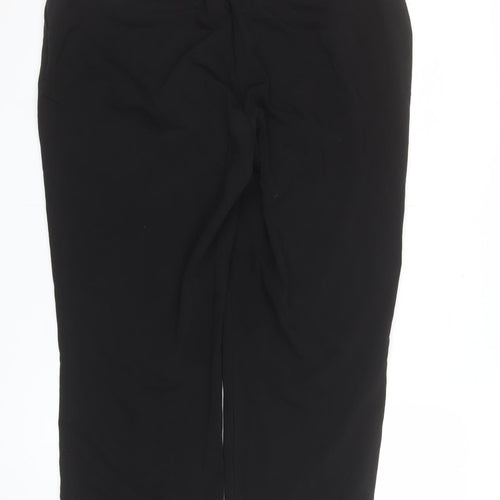 Dunnes Women's Black Straight Leg Trousers Size 14