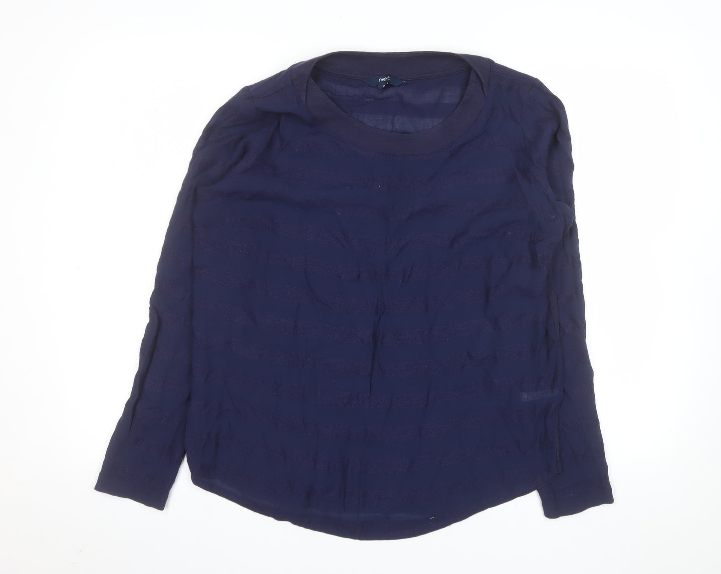 Next Women’s Blue Long Sleeve Basic Blouse Size 14
