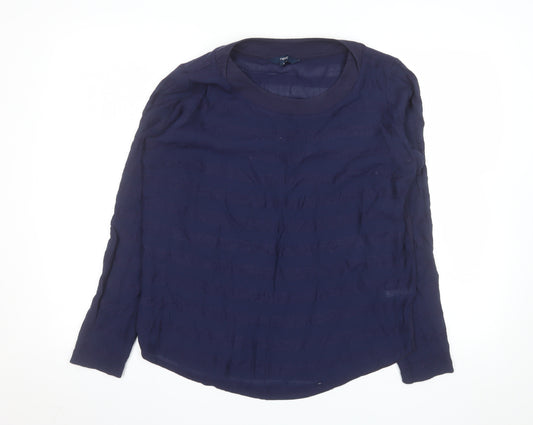 Next Women’s Blue Long Sleeve Basic Blouse Size 14