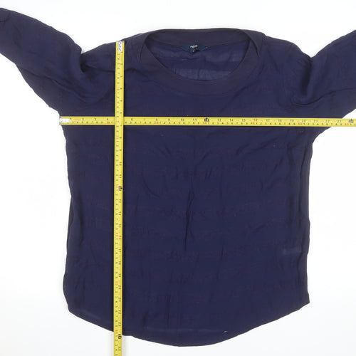 Next Women’s Blue Long Sleeve Basic Blouse Size 14
