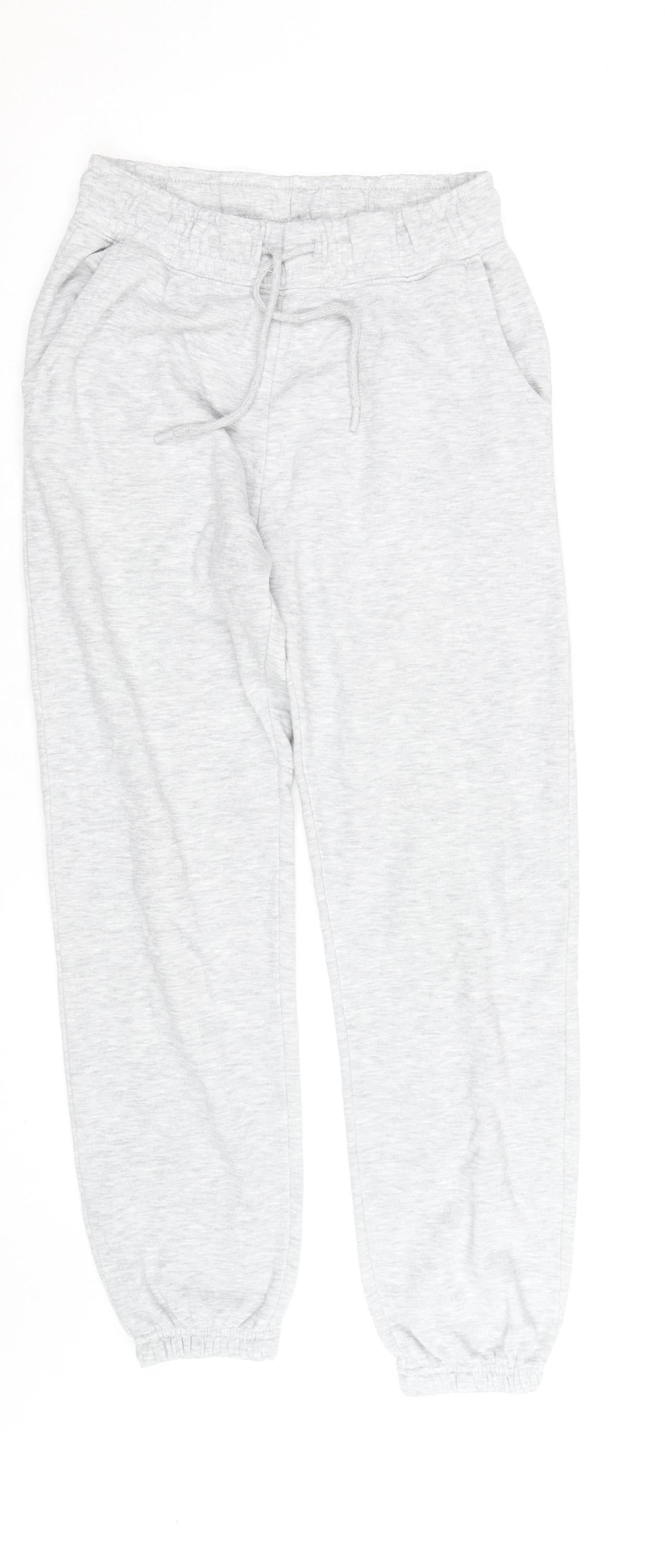 Dunnes Womens Grey Jogger Trousers XS Regular Fit Fleece