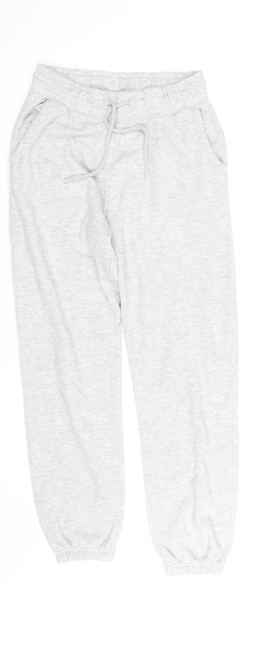 Dunnes Womens Grey Jogger Trousers XS Regular Fit Fleece