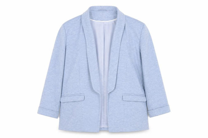Miss Selfridge Women Blue UK 16 Classic Open Front Blazer Jacket