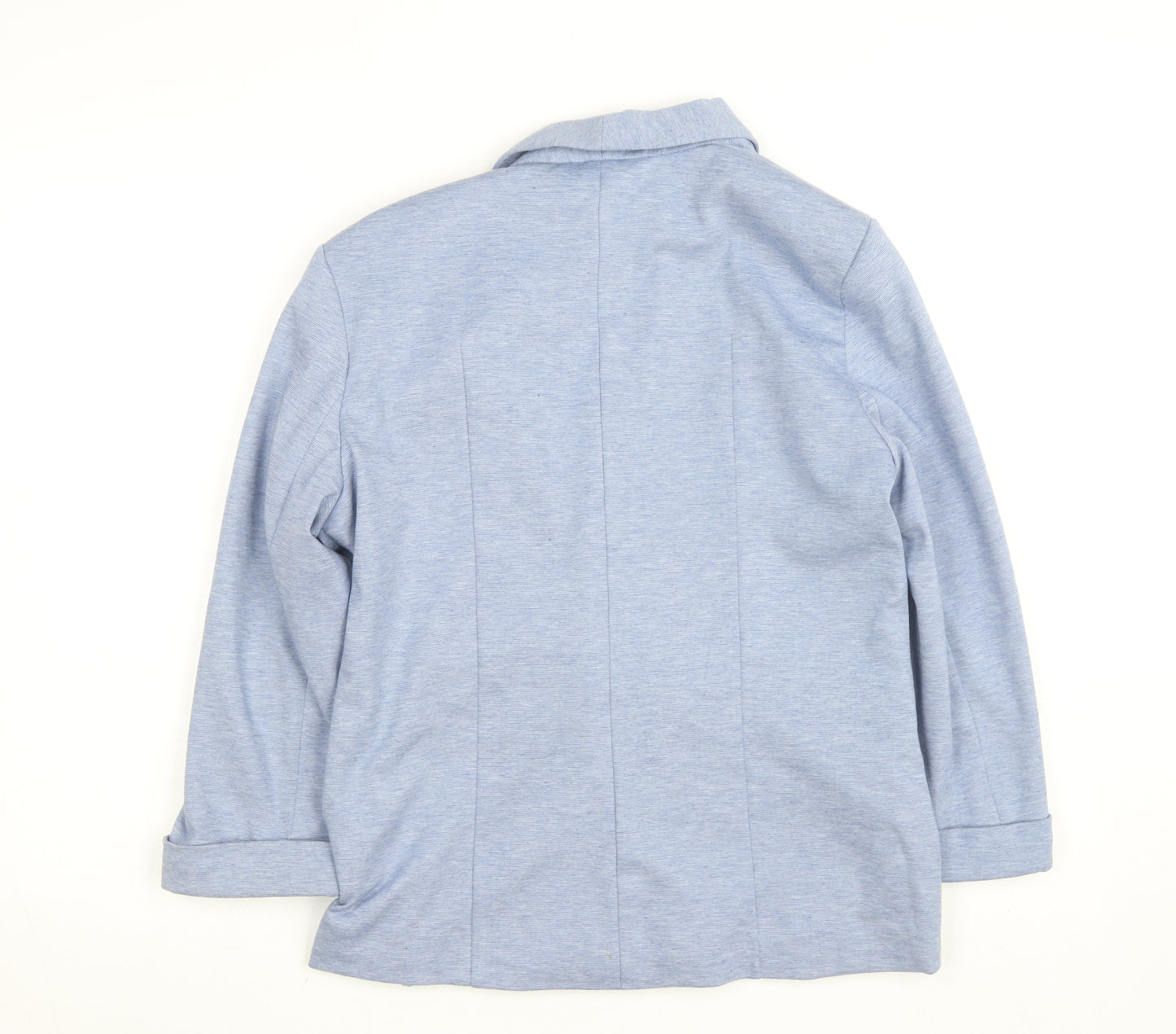 Miss Selfridge Women Blue UK 16 Classic Open Front Blazer Jacket