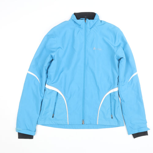 Odlo Women's Blue Windbreaker Jacket Size 12 Lightweight Cycling Outdoor