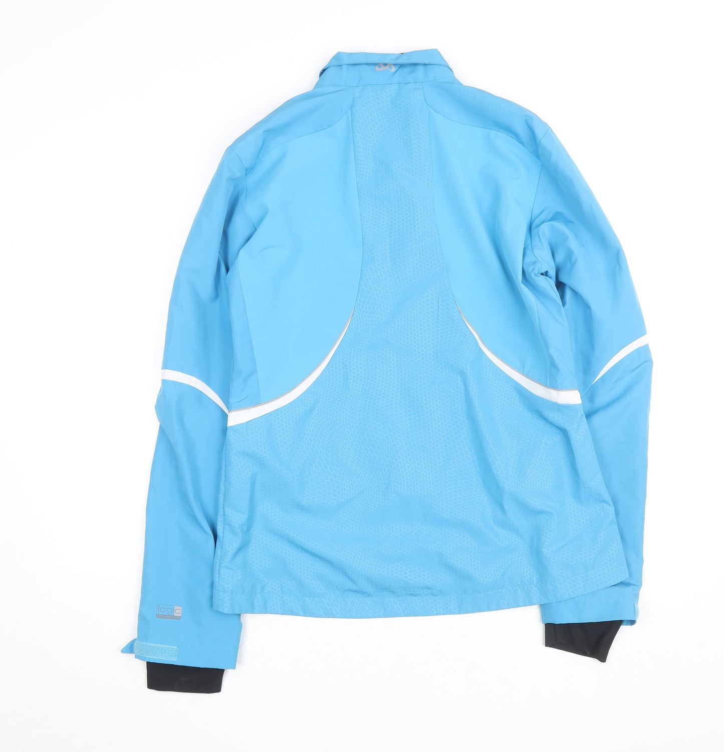 Odlo Women's Blue Windbreaker Jacket Size 12 Lightweight Cycling Outdoor