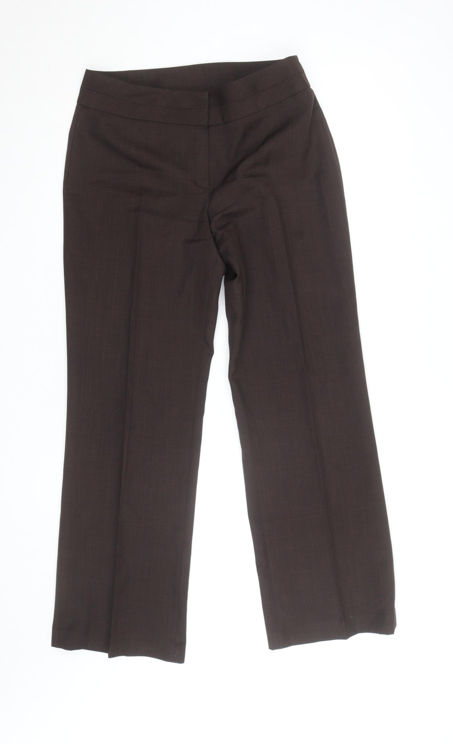 Debenhams Collection Women Brown Size 12 Straight Leg Dress Trousers
