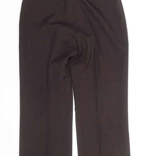Debenhams Collection Women Brown Size 12 Straight Leg Dress Trousers