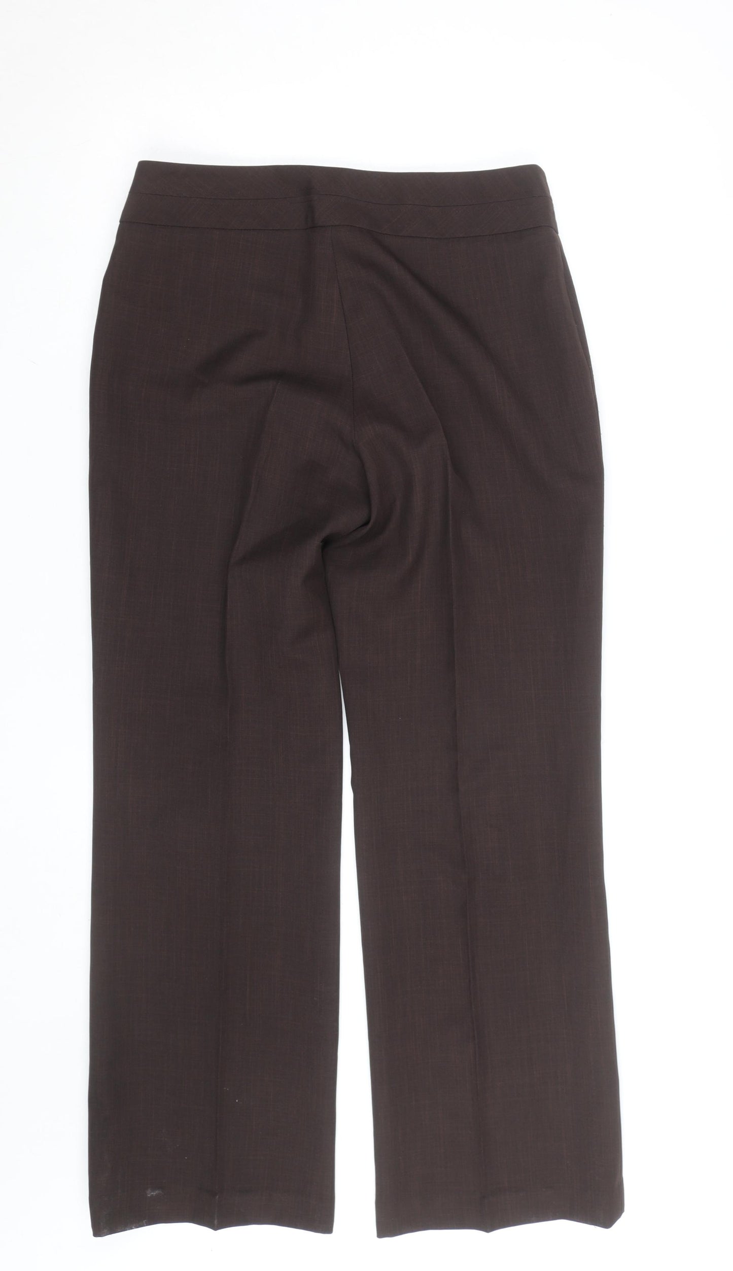 Debenhams Collection Women Brown Size 12 Straight Leg Dress Trousers