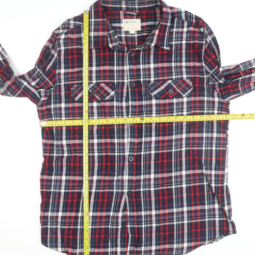 Mountain Warehouse Men's Multicoloured Flannel Plaid Button-Up Shirt XL