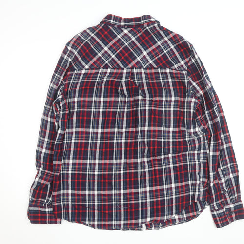 Mountain Warehouse Men's Multicoloured Flannel Plaid Button-Up Shirt XL
