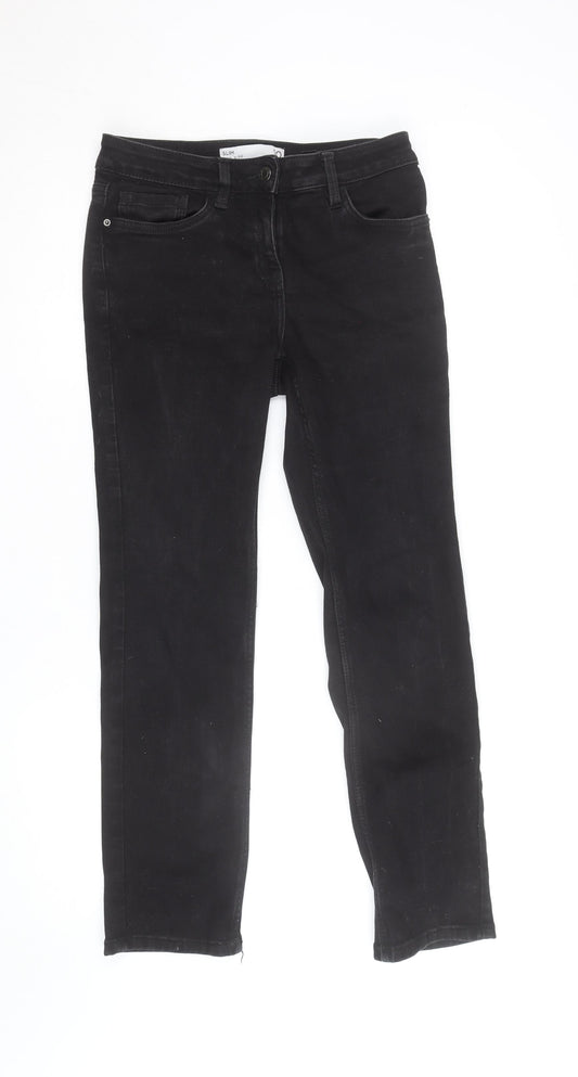 Next Women’s Black Slim Mid Rise Petite Jeans Size 10