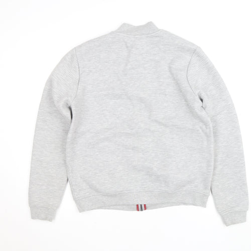 Guide London Men's Grey Full Zip Sweatshirt Jacket M
