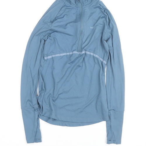 MP Women's Blue XS 1/2 Zip Lightweight Track Jacket