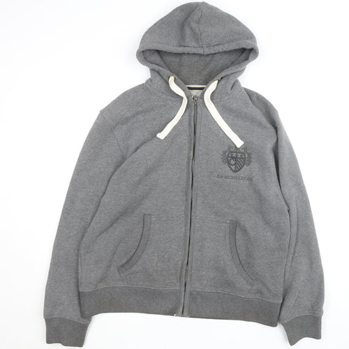 Paul Costelloe Men’s Grey Full Zip Hoodie Size L