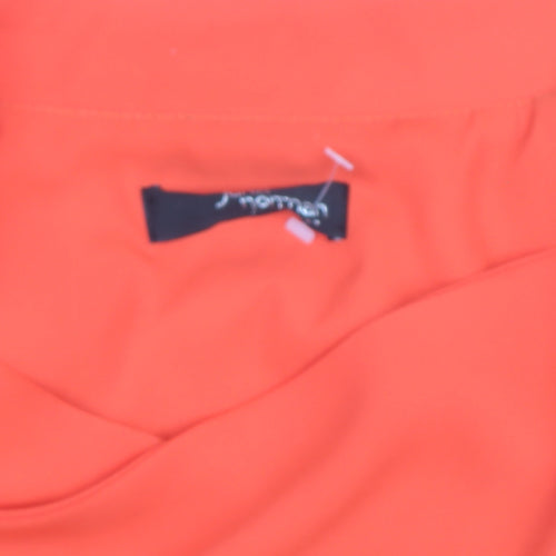 Jacques Vert Women’s Orange Long Sleeve Cowl Neck Blouse Size 12