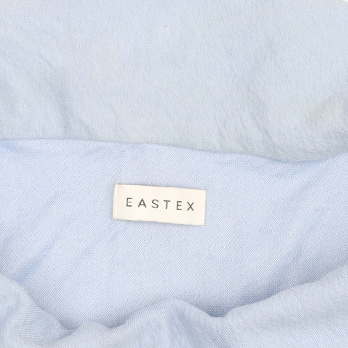 Eastex Women’s Blue Cowl Neck Cotton Jumper Size 10