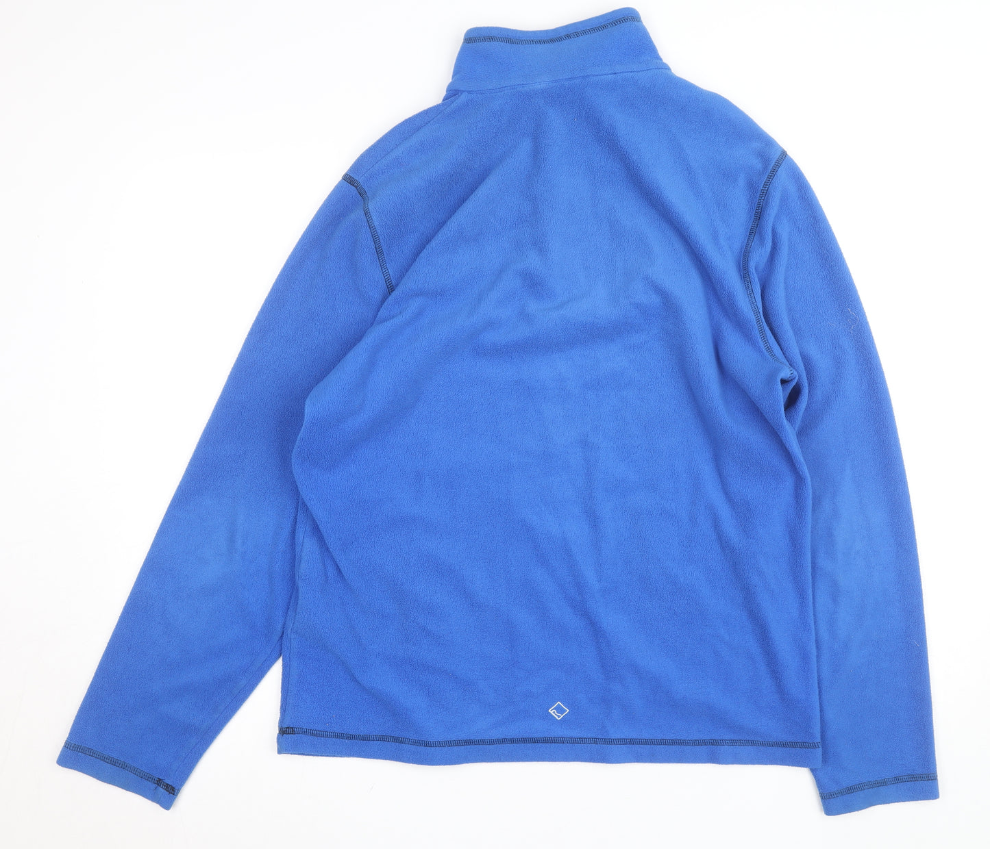 Regatta Mens Blue Fleece 1/2 Zip Activewear Jacket Size L