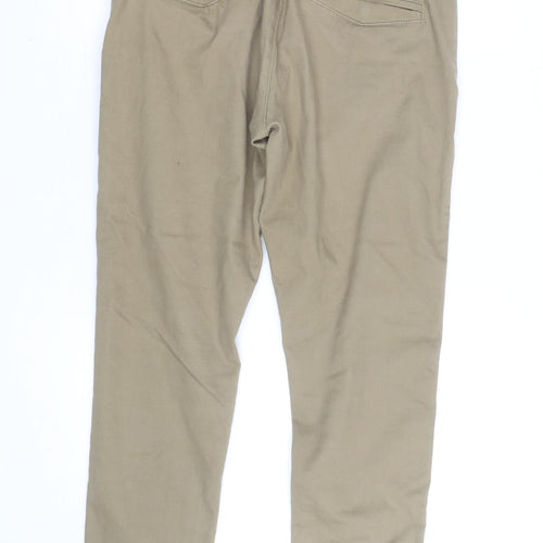 Dunnes Stores Men's Beige Chino Trousers 34W 29L Regular Fit