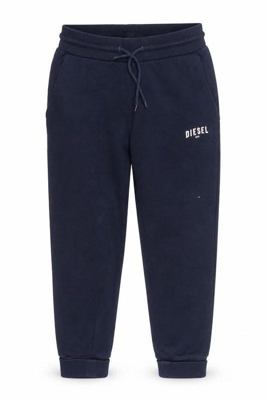 Diesel Women's Blue Jogger Sweatpants S Regular Fit Cotton Blend