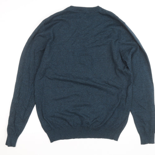 Diesel Men's Blue XL Crew Neck Pullover Jumper
