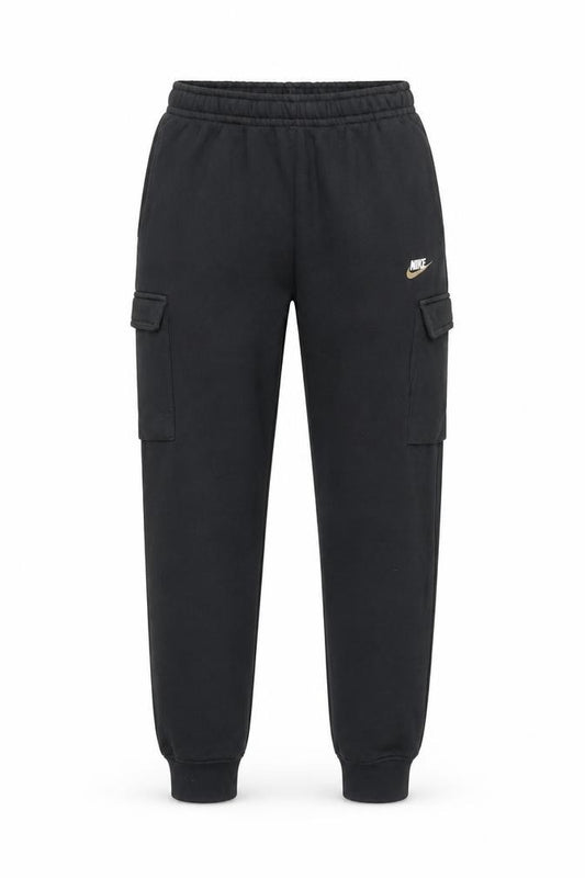 Nike Womens Black Jogger Fleece Sweatpants L Regular Fit