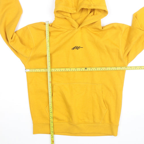 Next Boys Yellow Pullover Hoodie 12 Years Cotton Blend Sweatshirt