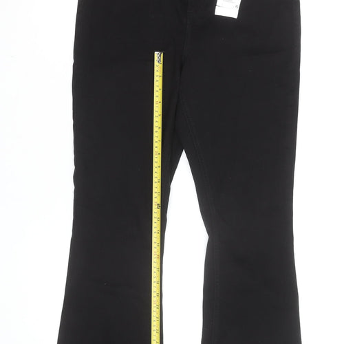 Primark Women’s Black Bootcut Stretch Denim Jeans Size 14