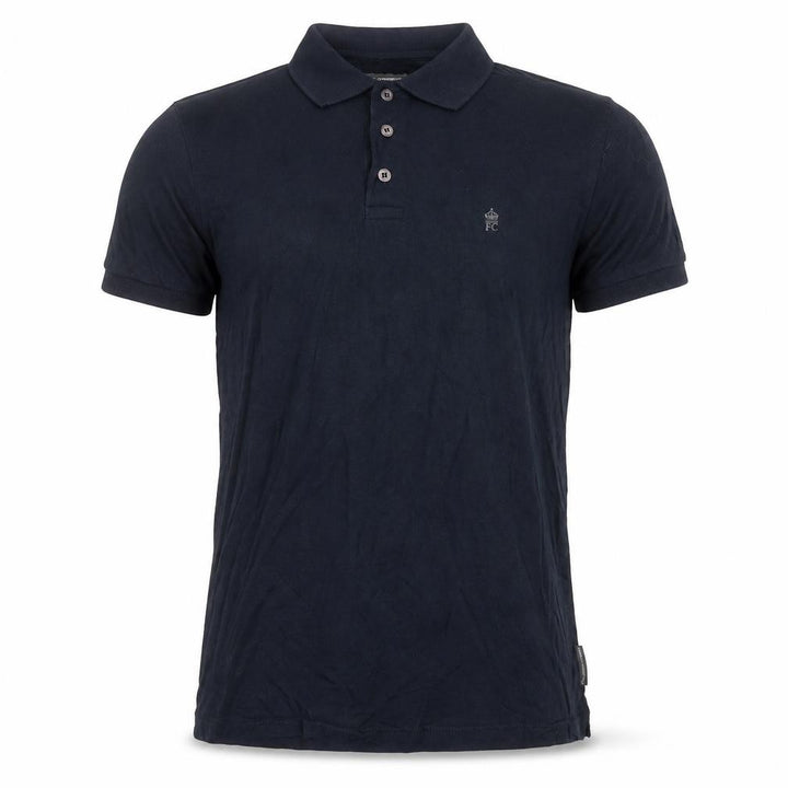 French Connection Men's Black Cotton Polo Shirt Size S