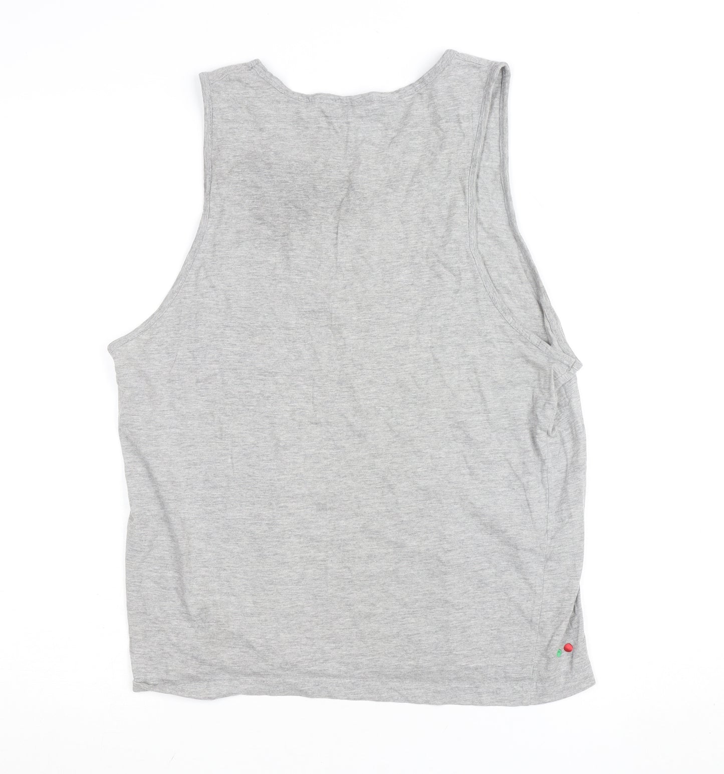 Kickers Men's Grey Tank Top M Graphic Print Activewear Vest