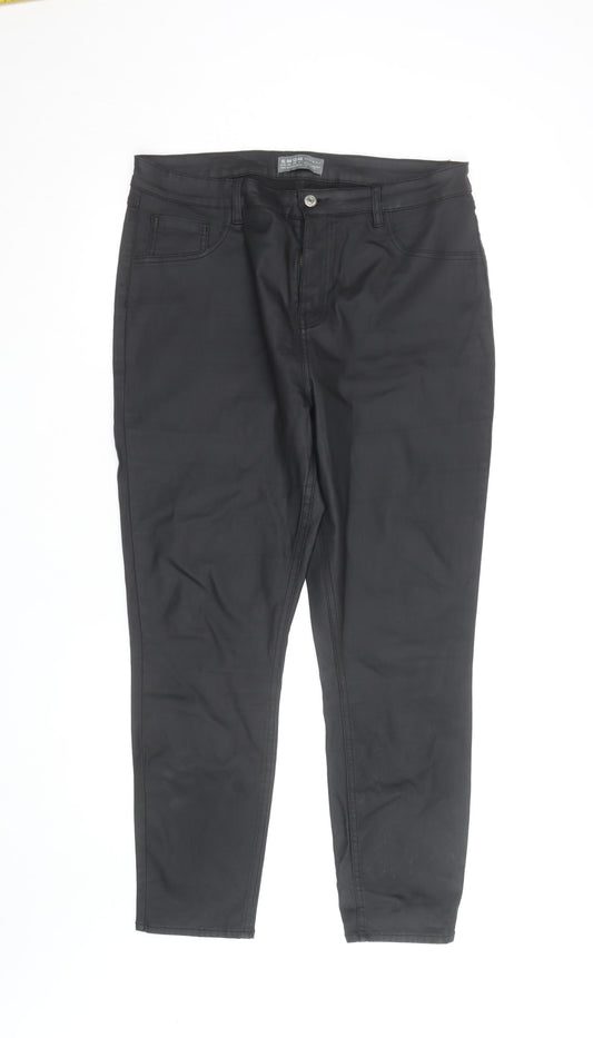 Primark Women’s Black Denim Co Jegging Size 16 Skinny Stretch Trousers