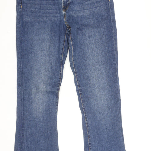 Primark Women's Blue Bootcut High Waist Stretch Denim Jeans Size 16