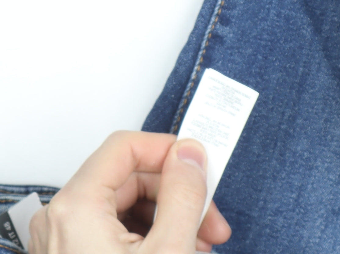 Primark Women's Blue Bootcut High Waist Stretch Denim Jeans Size 16