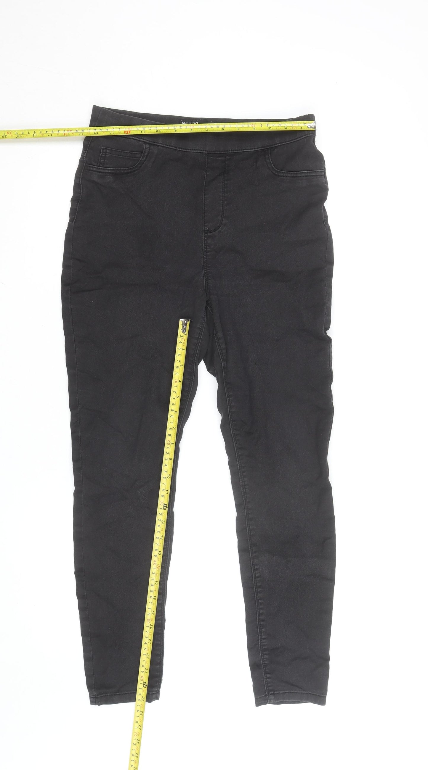 Junnes Stores Women’s Black Jegging Jeans Size 12 Slim Fit