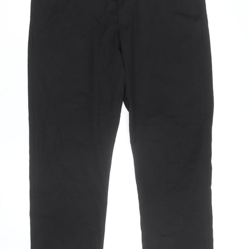Dunnes Stores Men's Black Regular Fit Chino Trousers 40in Waist 31in Leg