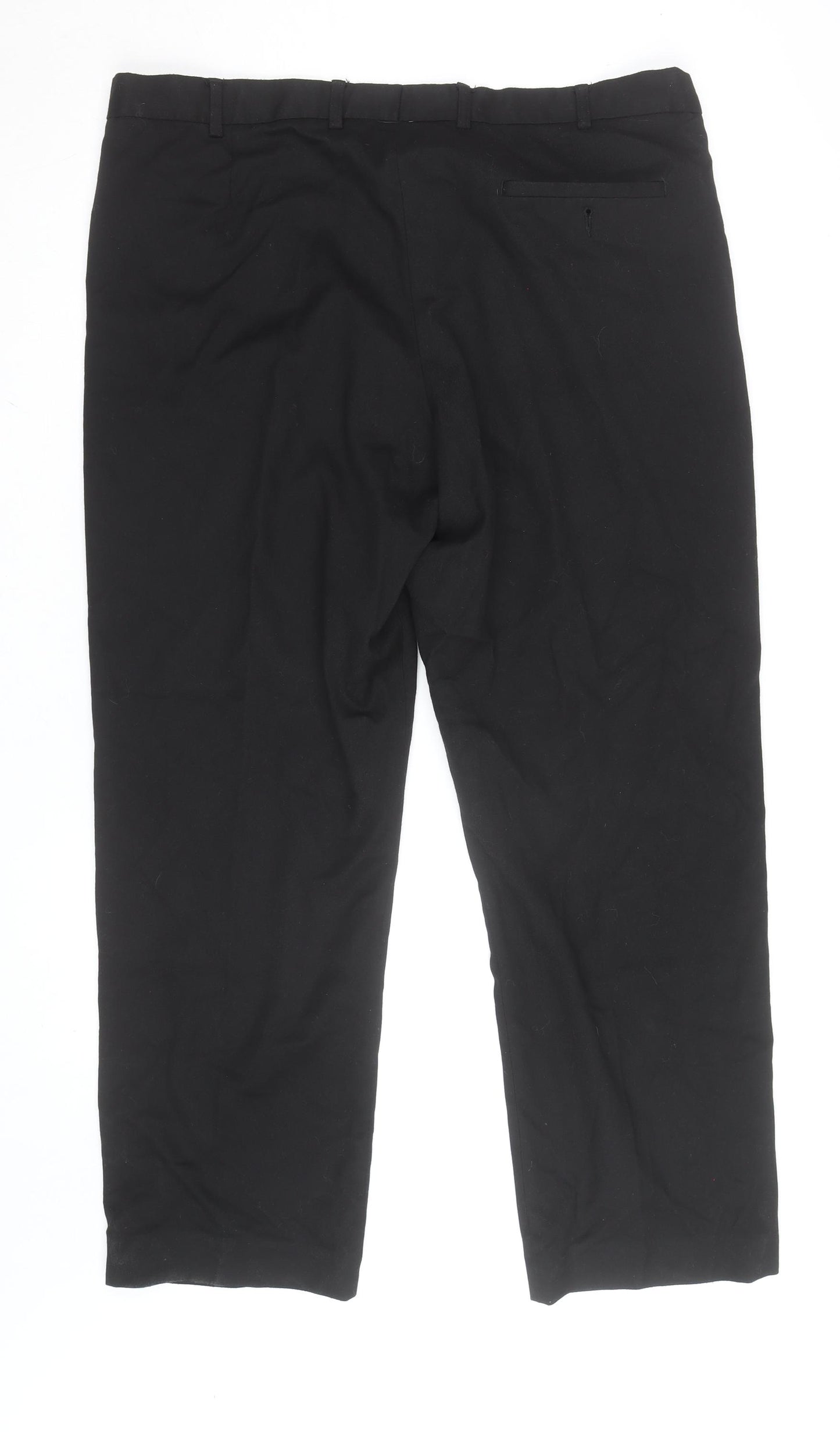 Dunnes Stores Men's Black Regular Fit Chino Trousers 40in Waist 31in Leg