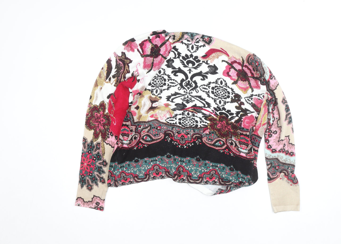 Christina Women's Multicoloured Floral V-Neck Cardigan L