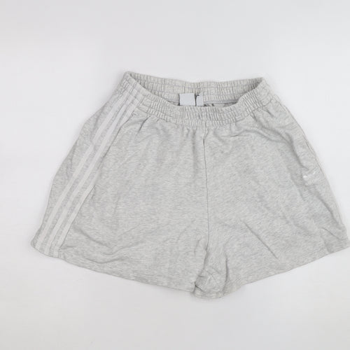 Adidas Womens Grey Size 16 Athletic Jersey Shorts