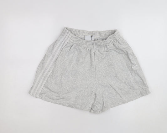 Adidas Womens Grey Size 16 Athletic Jersey Shorts
