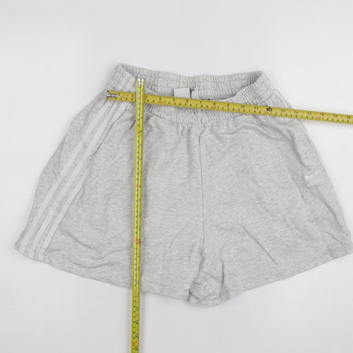 Adidas Womens Grey Size 16 Athletic Jersey Shorts