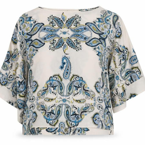 Dorothy Perkins Women’s Multicoloured Paisley Chiffon Tunic Blouse Size 12