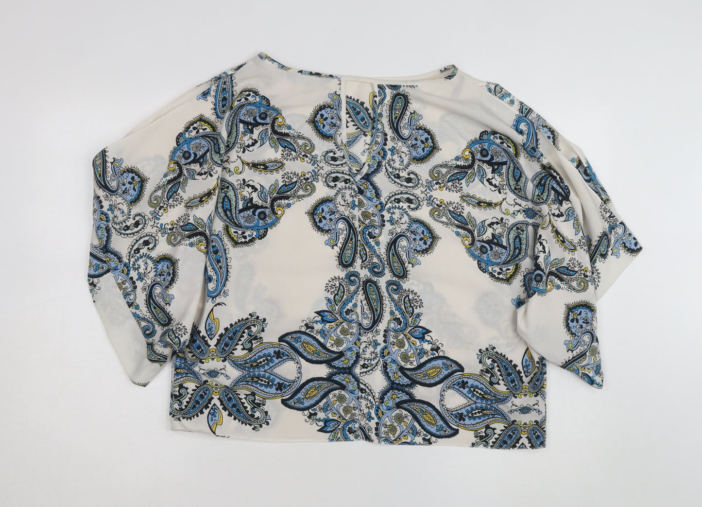 Dorothy Perkins Women’s Multicoloured Paisley Chiffon Tunic Blouse Size 12