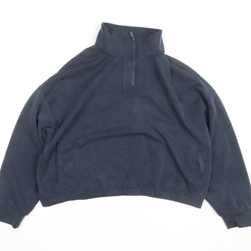 Dunnes Stores Womens Charcoal 1/4 Zip Activewear Jacket Size 16
