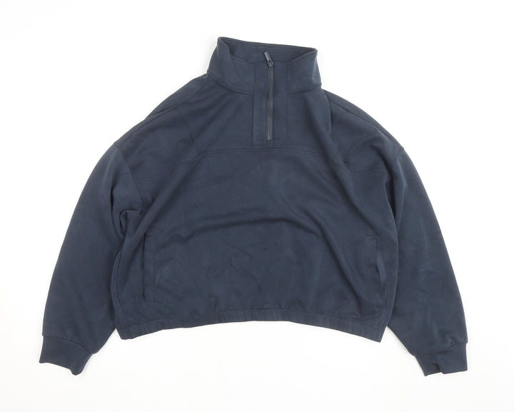 Dunnes Stores Womens Charcoal 1/4 Zip Activewear Jacket Size 16
