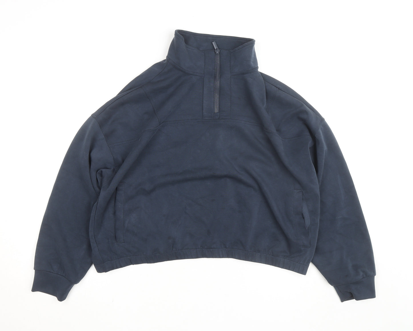 Dunnes Stores Womens Charcoal 1/4 Zip Activewear Jacket Size 16