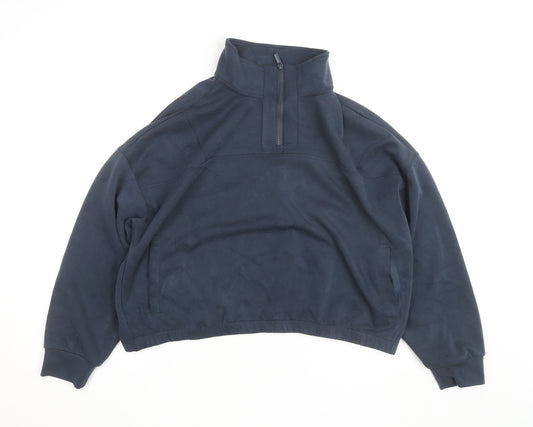 Dunnes Stores Womens Charcoal 1/4 Zip Activewear Jacket Size 16