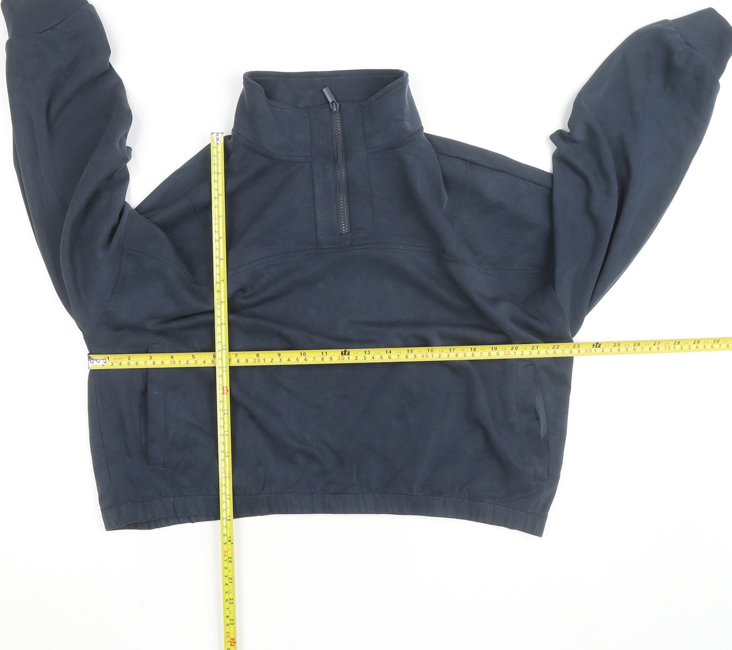 Dunnes Stores Womens Charcoal 1/4 Zip Activewear Jacket Size 16