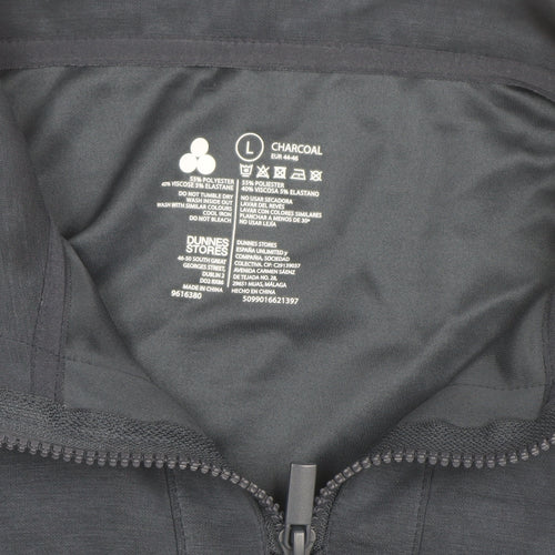 Dunnes Stores Womens Charcoal 1/4 Zip Activewear Jacket Size 16
