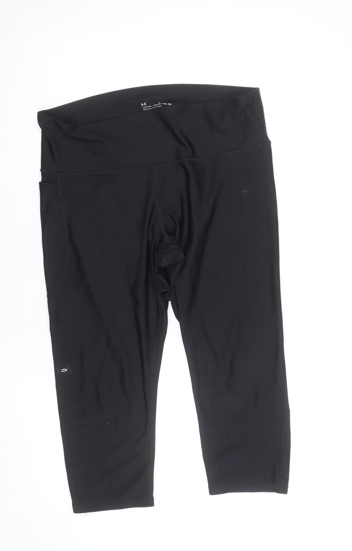 Under Armour Womens Black XL Capri Compression Leggings